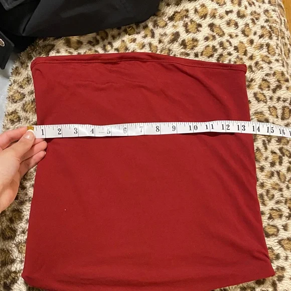 Red Tube Top - Picture 3 of 3